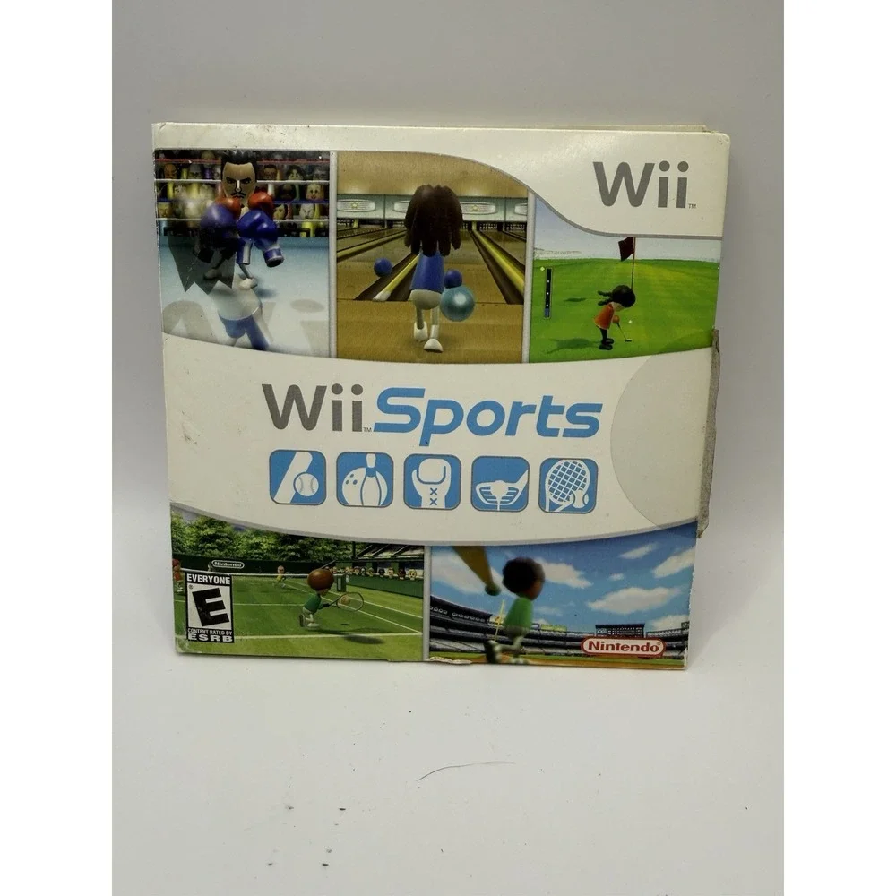 Wii Sports (Nintendo‎ Wii) Disc, With Cover And Instruction Booklet